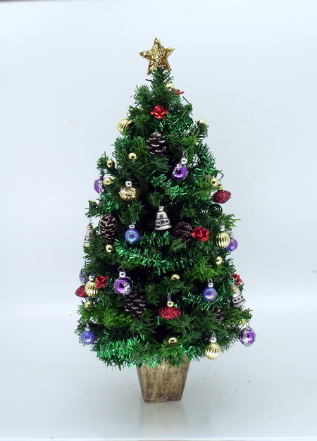 Dollshouse Miniature Luxury 6.5" Multi Coloured Christmas Tree
